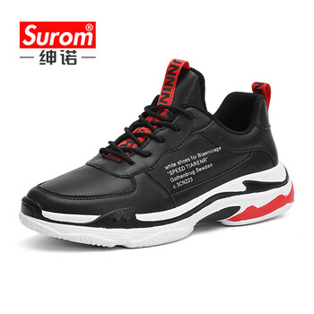 紳諾（SUROM）男士2856黑白-皮面款 41