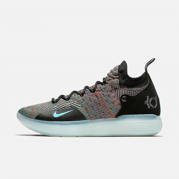 耐克（NIKE）籃球鞋AO2605-001黑/氯藍(lán)/銀灰 