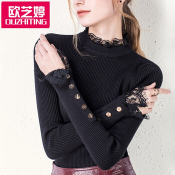 喇叭袖毛衣，打造甜美小臉