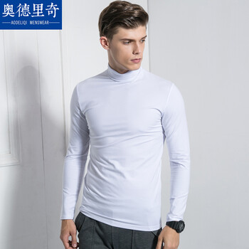 奧德里奇（Aodeliqi） 長(zhǎng)袖 男士T恤 白色 XL，L，加大，XXXL，XXL，M