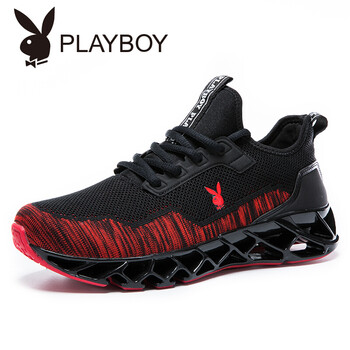 花花公子（PLAYBOY）男士黑紅 39