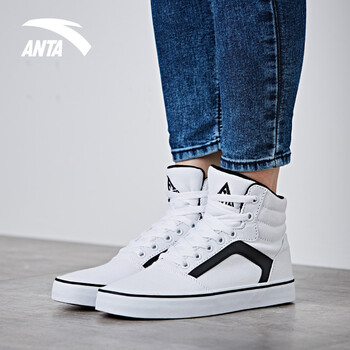 安踏（ANTA）板鞋安踏白/黑-1 35.5