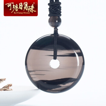 天然水晶平安扣