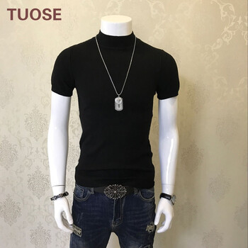 拓澀（TUOSE） 短袖 男士T恤 黑色   M
