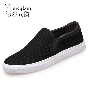 邁爾司騰（Mleisyton）男士黑色-白底 40