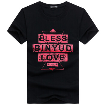 賓宇兄弟（BINYUXD） 短袖 男士T恤 沙漏黑色 