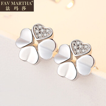 法瑪莎（FAVMARTHA）耳釘925銀