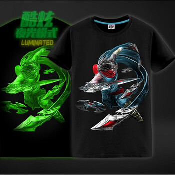 Meicarol 短袖 男士T恤 夜光短袖泰隆 S