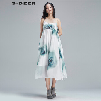 S.DEER 碎花 印花 連衣裙