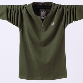 康柏力（CPCOMPANY） 長(zhǎng)袖 男士T恤 軍綠色 XL，L，加大，XXXL，XXL，M