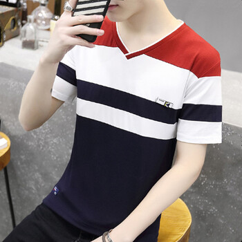 陌銘 短袖 男士T恤 紅色 