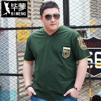 畢蒙（bimeng） 短袖 男士T恤 軍綠色 XXL，XXXL，加大