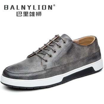 巴里雄獅（BALNYLION）男士BY030-灰色標(biāo)準(zhǔn)碼 39