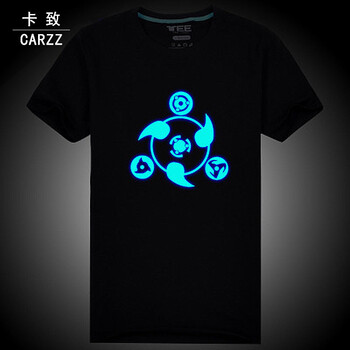 卡致（CARZZ） 短袖 男士T恤 夜光火影忍者 