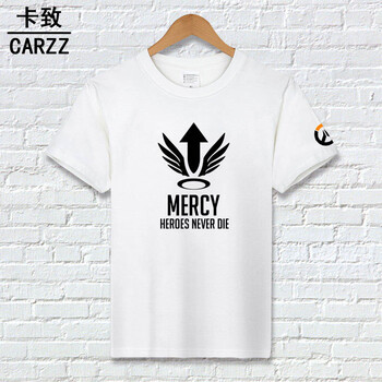 卡致（CARZZ） 短袖 男士T恤 白-天使 