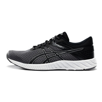 亞瑟士（asics）跑步鞋黑色/銀色/白色 42