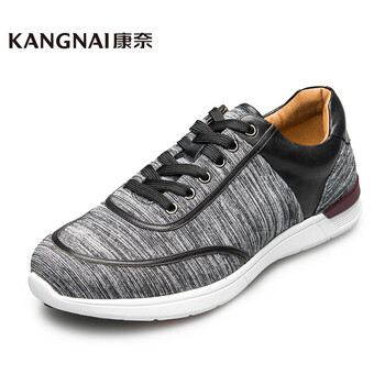 康奈（kangnai）男士灰色/黑色 43