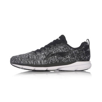 李寧（LI-NING）跑步鞋白+灰+黑 39