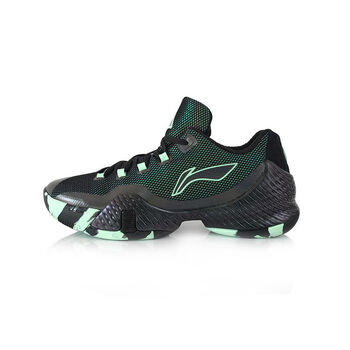 李寧（LI-NING）籃球鞋-2新基礎(chǔ)黑/熒光粉綠 42