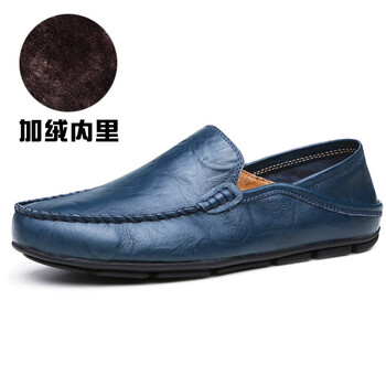 西域駱駝（VANCAMEL）男士2818加絨藏藍(lán)色 41