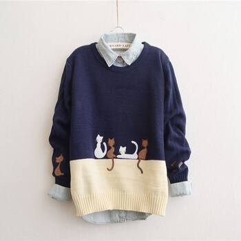 汝雅惠針織衫長(cháng)袖