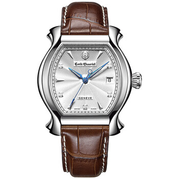 刻度棕色男士表