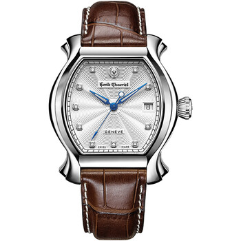 刻度棕色男士表