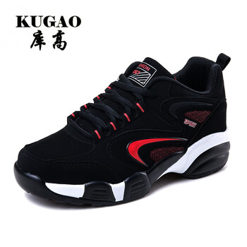 庫高（KUGAO）男士黑紅-單鞋 41