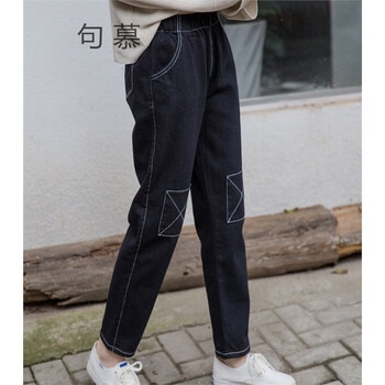 句慕（JUMU）   女 九分褲 牛仔褲