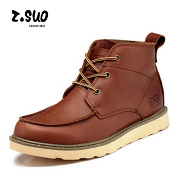 走索（Z.Suo）男士088不加毛紅棕色 40