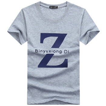 賓宇兄弟（BINYUXD） 短袖 男士T恤 大Z灰色 