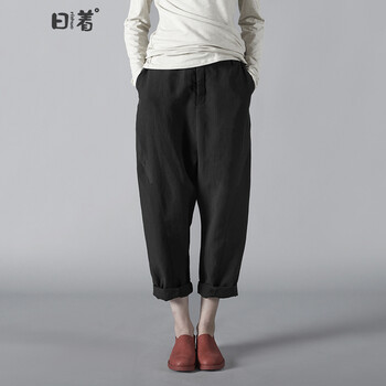 日著(zhù)（rizhuo）  鉛筆褲/小腳褲 女 七分褲 休閑褲
