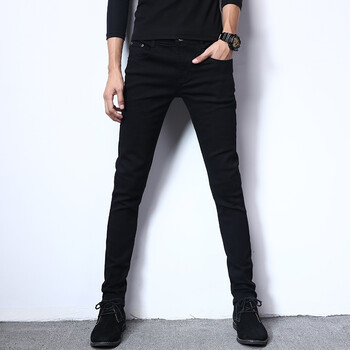AEMAPE 修身褲 商務(wù)正裝 男士牛仔褲
