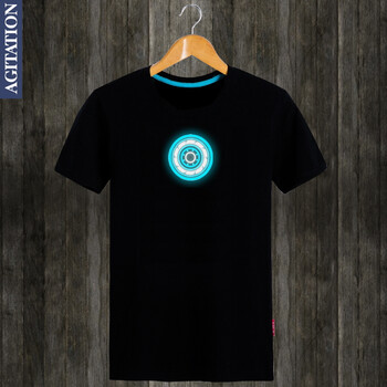 agitation 短袖 男士T恤 夜光藍2 加大