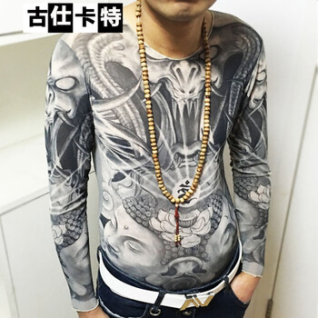 古仕卡特（GUSSKATER） 長袖 男士T恤 19 XXL