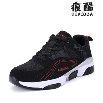 痕酷男士黑紅色 【網(wǎng)面】 8816-2 35