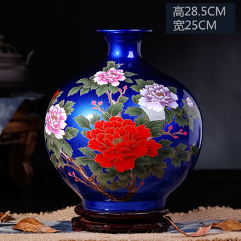 藍色水晶花