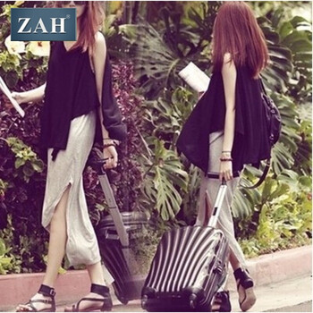 ZAH 純色 露肩，不規(guī)則 連衣裙
