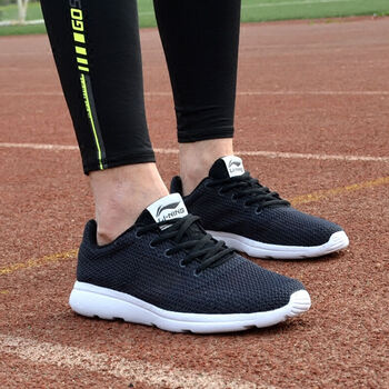 李寧（LI-NING）跑步鞋新基礎(chǔ)黑/微晶灰/基礎(chǔ)白 39