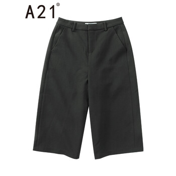 A21 高腰 闊腳褲 女 長(zhǎng)褲 休閑褲