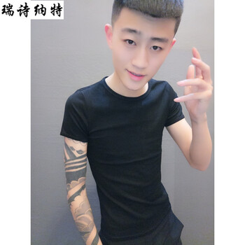 語莀小好 短袖 男士T恤 白色 XL