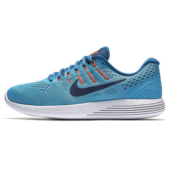耐克（NIKE）跑步鞋843725-406中藍/深寶藍/橙 40