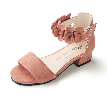 Hug Bear2017夏季新款女童凉鞋韩版时装小高