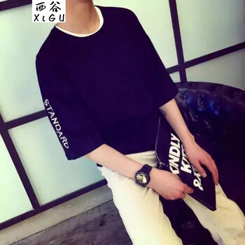 西谷（xigu） 七分袖 男士T恤 4號(hào) XXL