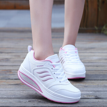 健斯威（JIUSERWEA）跑步鞋B87白粉 35