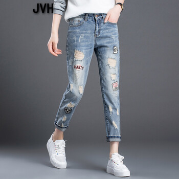 JVH   女 九分褲 牛仔褲