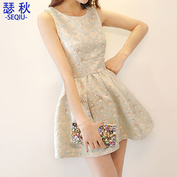 瑟秋（SEQIU） 碎花  連衣裙