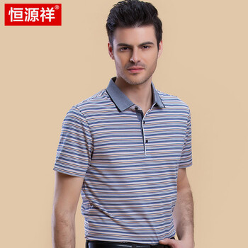 恒源祥 短袖 男士T恤 寶蘭02Y46847 S，XL，L，XXL，M，XXXL