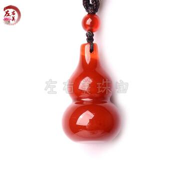 葫蘆吊墜紅