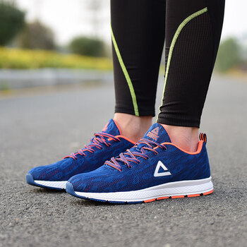 匹克（PEAK）跑步鞋明月藍/熒光橙（建議拍小一碼） 42.5